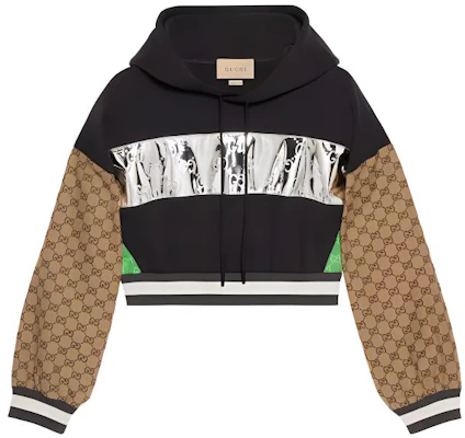 (W) 古驰SS23拼色连帽黑色卫衣 753561-XJFT-81142 Buy (W) 古驰SS23拼色连帽黑色卫衣 753561-XJFT-81142