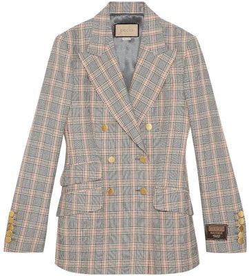 (W) Gucci SS23 Blazer de Manga Larga a Cuadros Multicolor Caqui. 756519-ZAM4A-2089 Buy (W) Gucci SS23 Blazer de Manga Larga a Cuadros Multicolor Caqui. 756519-ZAM4A-2089