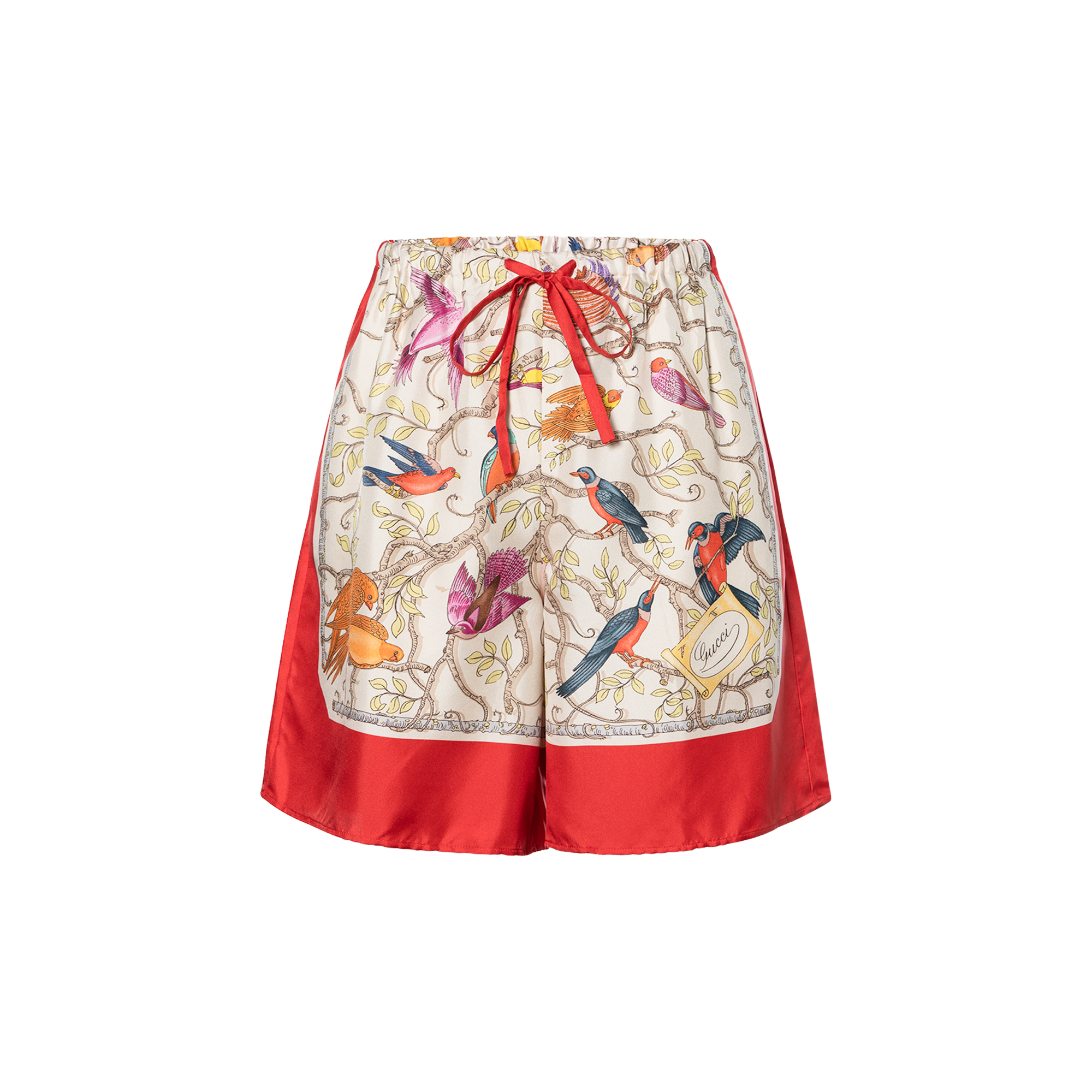 (Women) Gucci SS23 Floral & Animal Print Drawstring Shorts Multicolor 744904-ZAN63-6397