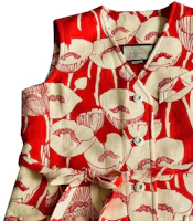 Lookbook (Women) GUCCI SS23 Floral Print Single-Breasted Vest Multicolor. 652265-ZAGU1-6397