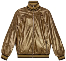 (Women) Gucci SS23 GG Monogram Zip Jacket Gold 743001-XJFE0-2486 (Women) Gucci SS23 GG Monogram Zip Jacket Gold 743001-XJFE0-2486