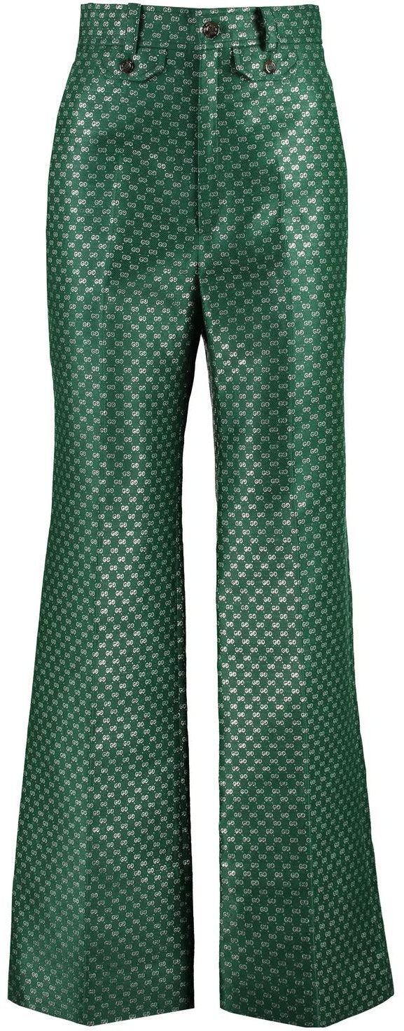 women-gucci-ss-23-green-logo-print-linen-casual-pants-657793-zaglx-3091