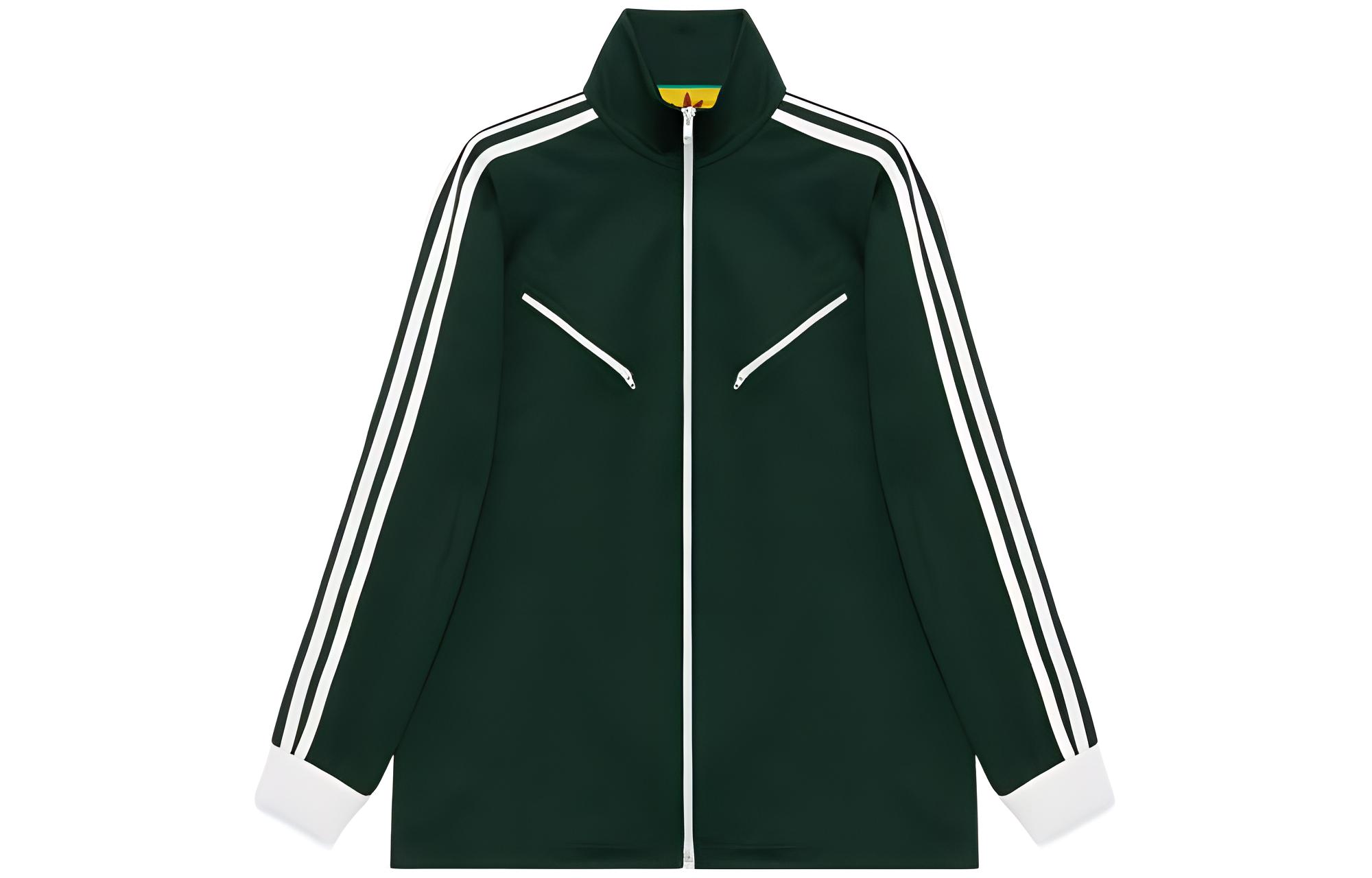 (Women) Gucci SS23 Green Striped Zip-Up Jacket 724623XJEGU3877