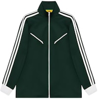 (Women) Gucci SS23 Green Striped Zip-Up Jacket 724623XJEGU3877 (Women) Gucci SS23 Green Striped Zip-Up Jacket 724623XJEGU3877