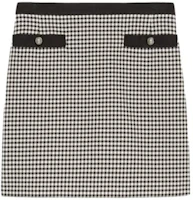 (Women) Gucci SS23 High-Waisted Black Pleated Skirt 740533-ZAMWW-1043 (Women) Gucci SS23 High-Waisted Black Pleated Skirt 740533-ZAMWW-1043