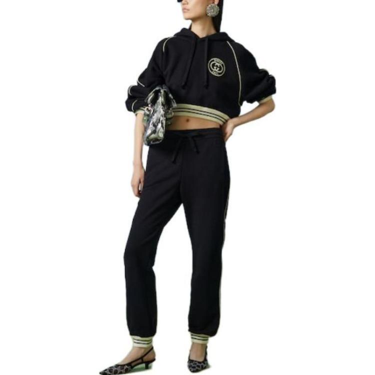 (Women) Gucci SS23 Lettered Short Pullover Hoodie Long Sleeve 756592-XJFV7-3754 圖 3