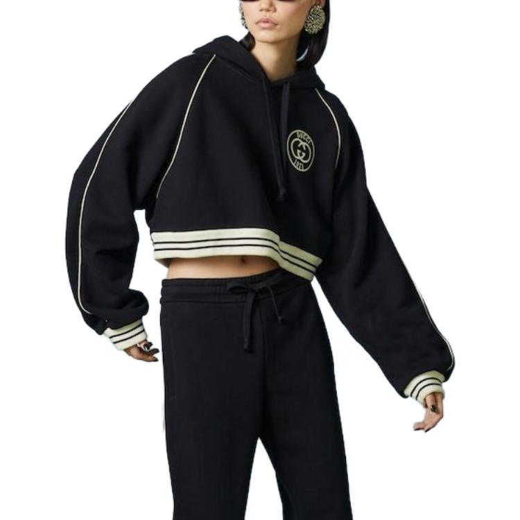 (Women) Gucci SS23 Lettered Short Pullover Hoodie Long Sleeve 756592-XJFV7-3754 圖 4