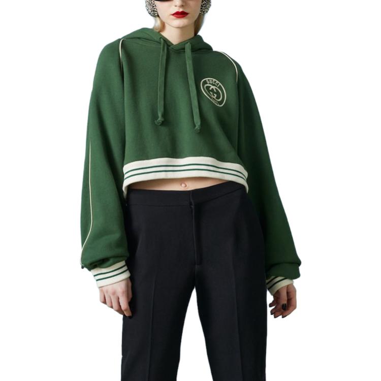 (Women) Gucci SS23 Lettered Short Pullover Hoodie Long Sleeve 756592-XJFV7-3754 圖 8
