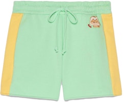 (Women) Gucci SS23 Light Green Animal Embroidered Casual Shorts 736305-XJFBN-3632 (Women) Gucci SS23 Light Green Animal Embroidered Casual Shorts 736305-XJFBN-3632