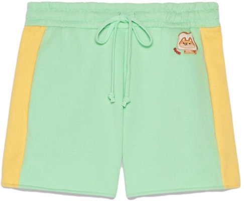 (Women) Gucci SS23 Light Green Animal Embroidered Casual Shorts 736305-XJFBN-3632 Buy (Women) Gucci SS23 Light Green Animal Embroidered Casual Shorts 736305-XJFBN-3632