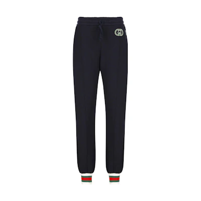 (Women) Gucci SS23 Logo Drawstring Knit Track Pants Black 726463-XJEVX-4330
