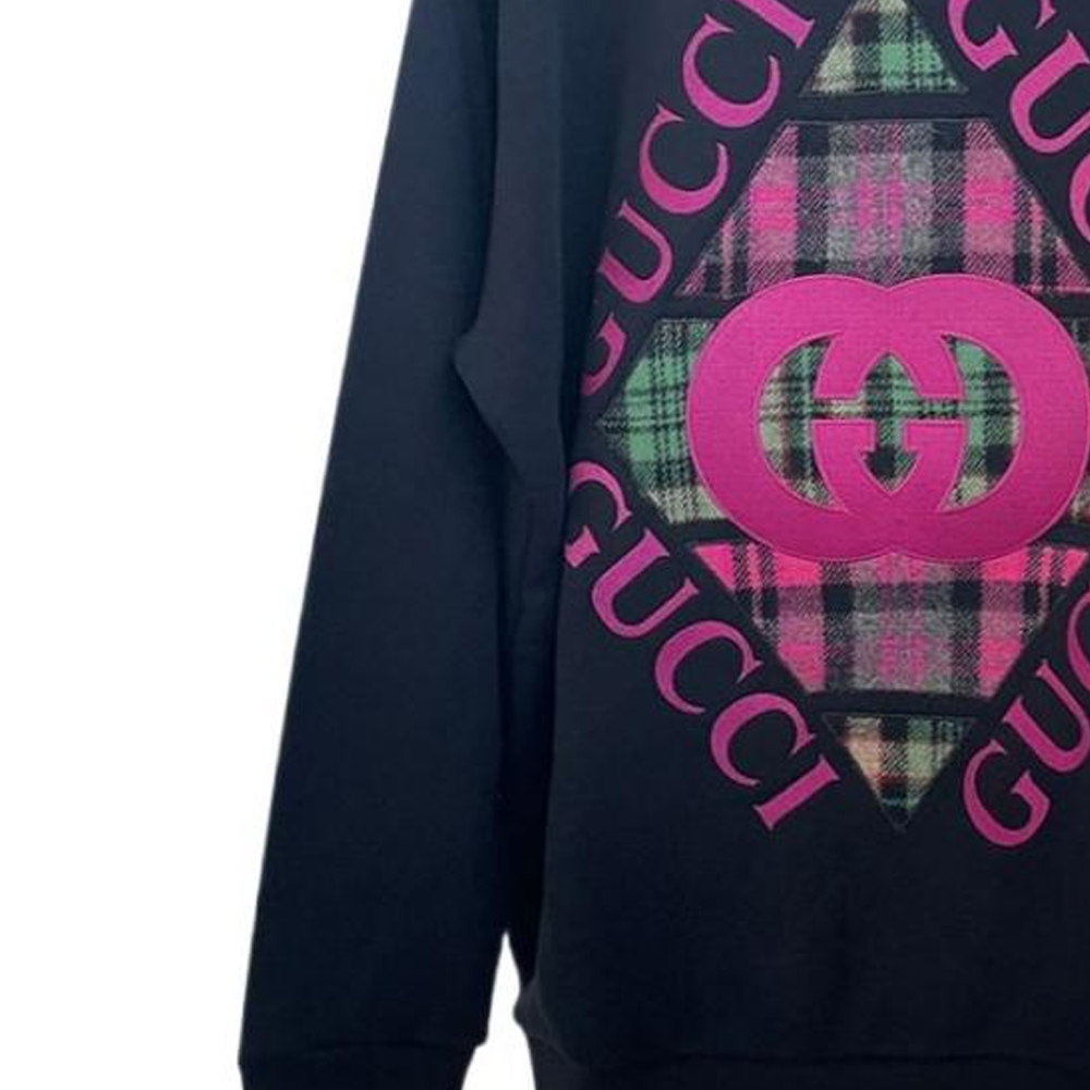 (Women) GUCCI SS23 Logo Pattern Print Pullover Sweatshirt Navy Blue Women. 721361-XJEV5-1043 圖 6