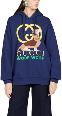 (Women) Gucci SS23 Logo Print Navy Blue Hoodie 717427-XJFNM-4590 Shop (Women) Gucci SS23 Logo Print Navy Blue Hoodie 717427-XJFNM-4590