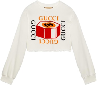 (W) Gucci SS23 白色標誌印花長袖圓領T恤 748286-XJFNH-9095 Buy (W) Gucci SS23 白色標誌印花長袖圓領T恤 748286-XJFNH-9095