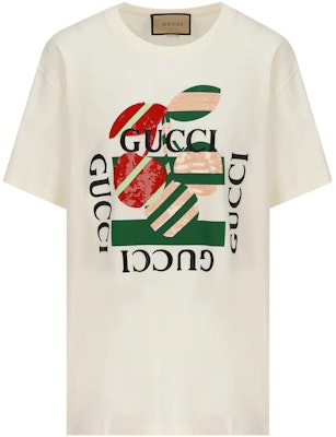 (W) Gucci SS23 多色字母印花圓領T恤 - 米白色 717422-XJFV5-9026 Buy (W) Gucci SS23 多色字母印花圓領T恤 - 米白色 717422-XJFV5-9026