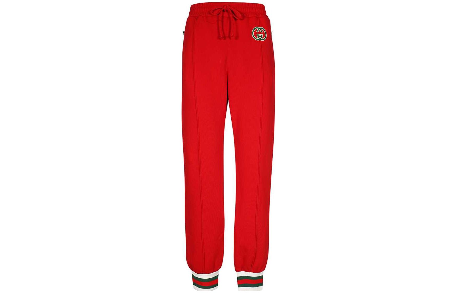 (Women) Gucci SS23 Red Logo Drawstring Knit Track Pants 726463-XJEVX-6671
