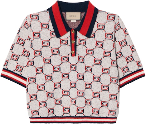 (W) Gucci SS23 紅色Logo提花針織短袖POLO衫 738440-XKC5P-9182 Buy (W) Gucci SS23 紅色Logo提花針織短袖POLO衫 738440-XKC5P-9182