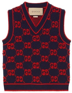 (W) 구찌 SS23 레드 V넥 니트 베스트 레터 로고 자카드 718629-XKCNA-4668 Buy (W) 구찌 SS23 레드 V넥 니트 베스트 레터 로고 자카드 718629-XKCNA-4668