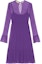 Buy (W) Vestido Morado Transparente de Manga Larga GUCCI SS23 para Mujer 731262-ZHS78-5585