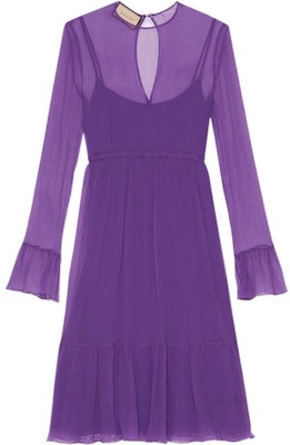 (W) Vestido Morado Transparente de Manga Larga GUCCI SS23 para Mujer 731262-ZHS78-5585 Order (W) Vestido Morado Transparente de Manga Larga GUCCI SS23 para Mujer 731262-ZHS78-5585