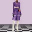 Lookbook (W) Vestido Morado Transparente de Manga Larga GUCCI SS23 para Mujer 731262-ZHS78-5585