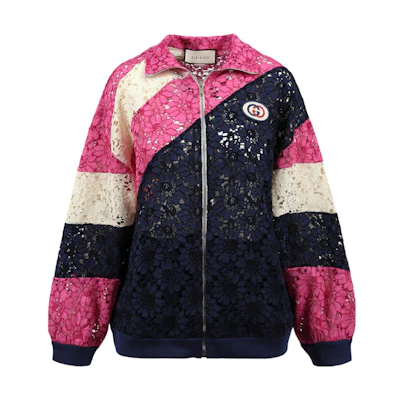 (Women) Gucci SS23 Stand Collar Zip Jacket Multicolor 580317-XJA74-4685