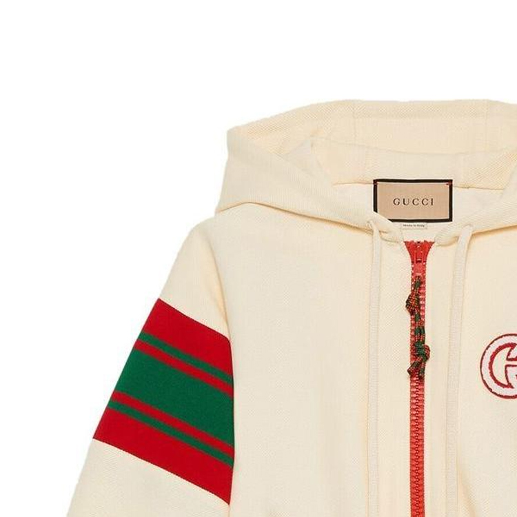 Lookbook (W) GUCCI SS23 Mono Jumpsuit Rayado Manga Larga Mujer Marrón Claro. 720582-XJEWO-9782