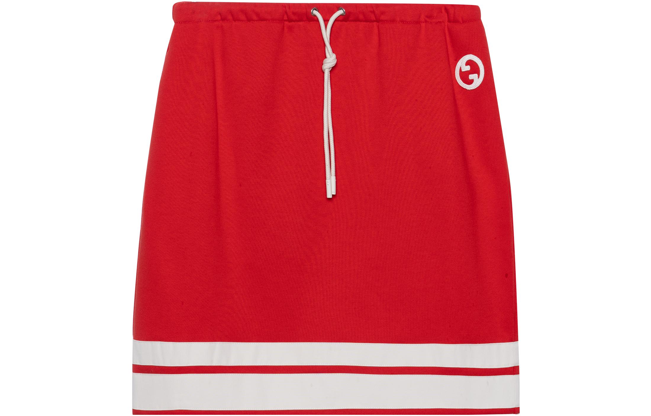 (Women) Gucci SS23 Striped Interlocking G Knit Short Casual Dress 746819-XJFUX-6357