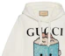 Lookbook (W) Gucci SS23 White Sequin Logo Sweatshirt Kasual Bordir Trendy 688197-XJE5Q-9088