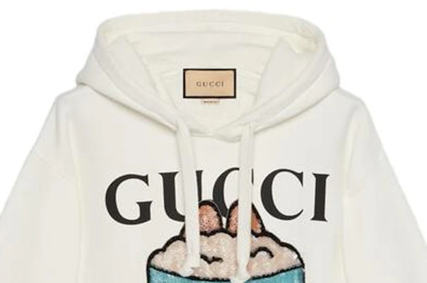 (W) Gucci SS23 White Sequin Logo Sweatshirt Kasual Bordir Trendy 688197-XJE5Q-9088 Sizing (W) Gucci SS23 White Sequin Logo Sweatshirt Kasual Bordir Trendy 688197-XJE5Q-9088