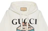 Sizing (W) Gucci SS23 White Sequin Logo Sweatshirt Kasual Bordir Trendy 688197-XJE5Q-9088