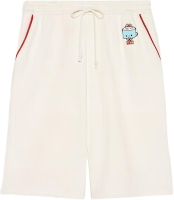 (W) グッチ SS23 ホワイトショーツ カートゥーン刺繍パッチ付き 736306-XJFBR-9088 Buy (W) グッチ SS23 ホワイトショーツ カートゥーン刺繍パッチ付き 736306-XJFBR-9088