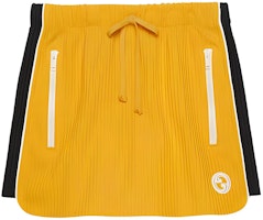 (Women) Gucci SS23 Yellow Striped Drawstring Shorts 743094-XJFIJ-7738 (Women) Gucci SS23 Yellow Striped Drawstring Shorts 743094-XJFIJ-7738