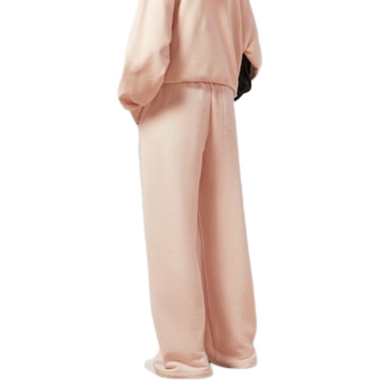 Shop (W) GUCCI SS24 粉色抽繩刺繡標誌休閒長褲 768124-XJF8S-5874