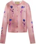 Buy (Women) GUCCI SS24 Pink Floral Print Round-Neck Button-Up Knit Sweater. 782657-XKD0X-5581