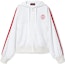 Buy (Women) GUCCI SS24 White Hooded Jacket with Embroidered Logo. 743073-XJGK2-9203
