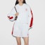 Purchase (Women) GUCCI SS24 White Hooded Jacket with Embroidered Logo. 743073-XJGK2-9203