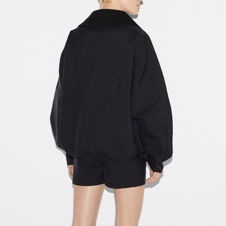 Details for (W) Gucci SS24 Baju Panjang Logo Huruf Besar Hitam 781368-Z8BSD-1000