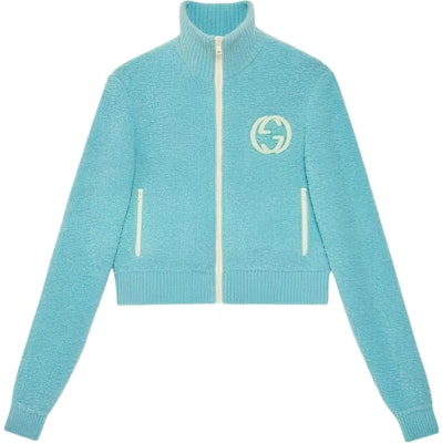 (W) Gucci SS24 藍色logo高領拉鍊毛衣 772342-XKDMG-4452 Buy (W) Gucci SS24 藍色logo高領拉鍊毛衣 772342-XKDMG-4452