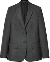(Women) Gucci SS24 Gray Striped Single-Breasted Blazer 783752-ZANOK-1200 (Women) Gucci SS24 Gray Striped Single-Breasted Blazer 783752-ZANOK-1200