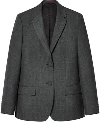 (W) Gucci SS24 Blazer Abu-Abu Bergaris Single-Breasted 783752-ZANOK-1200 Buy (W) Gucci SS24 Blazer Abu-Abu Bergaris Single-Breasted 783752-ZANOK-1200