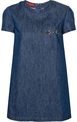 (W) Gucci SS24 女款馬銜扣細節靛藍牛仔迷你連衣裙 788643-XDCYD-4759 Buy (W) Gucci SS24 女款馬銜扣細節靛藍牛仔迷你連衣裙 788643-XDCYD-4759