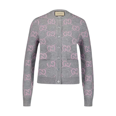 (Women) Gucci SS24 Knit Sweater Long Sleeve Double G Multicolor 772886-XKB3V-1124