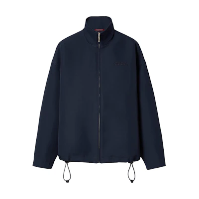 (Women) Gucci SS24 Logo Zip-Up Jacket Navy 783769-Z8BS3-4440