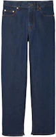 (Women) GUCCI SS24 Low-Waist Side-Slit Denim Jeans Women Deep Blue 792168-XDCYY-4100 (Women) GUCCI SS24 Low-Waist Side-Slit Denim Jeans Women Deep Blue 792168-XDCYY-4100