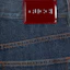 Sizing (W) GUCCI SS24 Seluar Jeans Rendah Pinggang Belahan Sisi Wanita Biru Tua 792168-XDCYY-4100