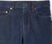Cheap (W) GUCCI SS24 Seluar Jeans Rendah Pinggang Belahan Sisi Wanita Biru Tua 792168-XDCYY-4100