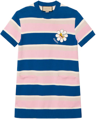 (W) Gucci SS24 Midi T-Shirt Dress Motif Bunga Garis Multicolor. 782228-XKDZ1-4915 Buy (W) Gucci SS24 Midi T-Shirt Dress Motif Bunga Garis Multicolor. 782228-XKDZ1-4915