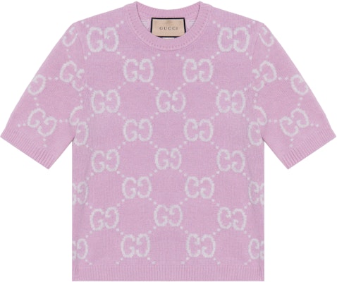 (W) Gucci SS24 粉色Logo印花短袖毛衣 772888-XKB3V-5407 Buy (W) Gucci SS24 粉色Logo印花短袖毛衣 772888-XKB3V-5407