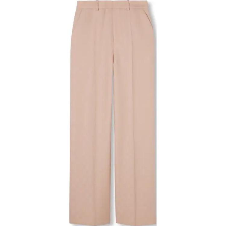 (Women) Gucci SS24 Pink Zip-Up Casual Pants with Side Pockets 791988-ZAKF8-5035